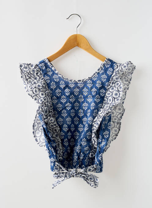 Top bleu MAYORAL pour fille