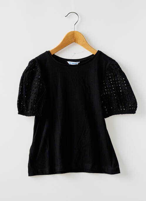 Top noir MAYORAL pour fille