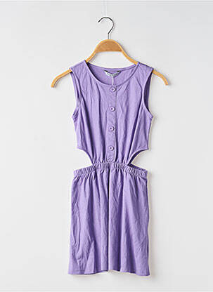 Robe mi-longue fines bretelles fines bretelles violet TIFFOSI fille
