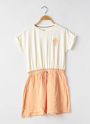 Robe mi-longue manches courtes manches courtes rose NOPPIES fille