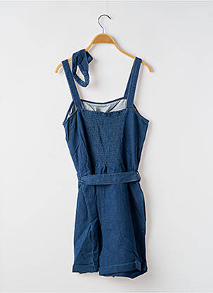 Combishort coupe cintrée fines bretelles bleu TIFFOSI fille