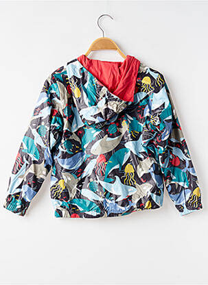 Imperméable imprimé fantaisie a capuche noir BOBOLI garçon