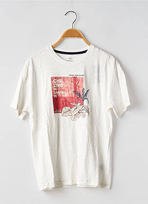 T-shirt coupe droite manches courtes blanc TIFFOSI garcon