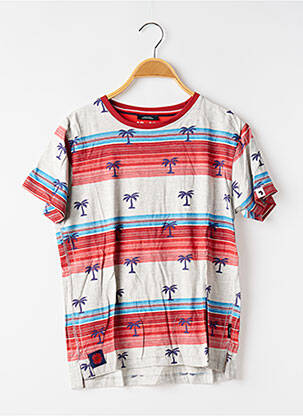 T-shirt coupe droite manches courtes rouge J AND CO garçon