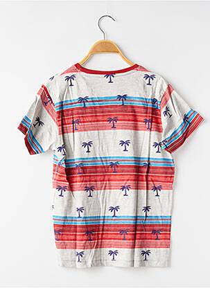 T-shirt coupe droite manches courtes rouge J AND CO garçon