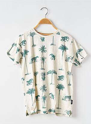 T-shirt coupe droite manches courtes beige J AND CO garçon