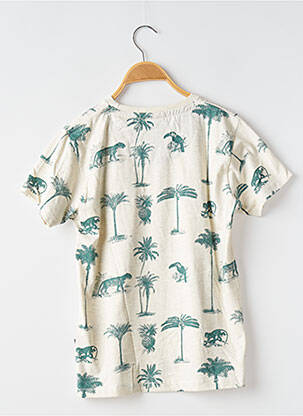 T-shirt coupe droite manches courtes beige J AND CO garçon