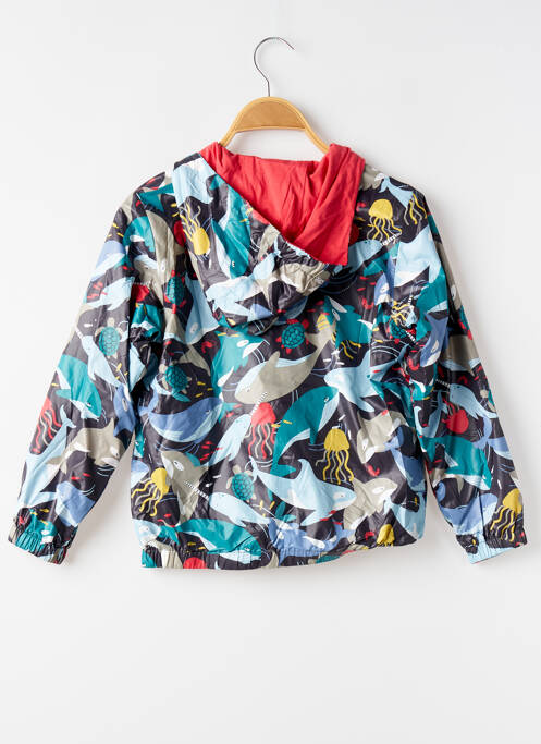 Imperméable imprimé fantaisie a capuche noir BOBOLI garcon