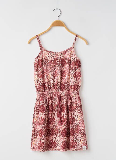 Robe mi-longue rouge BOBOLI pour fille