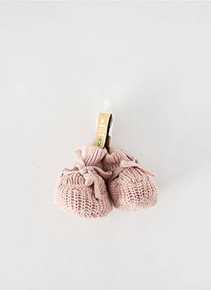 Chaussons/pantoufles bout rond bout rond rose BABY'S ONLY enfant