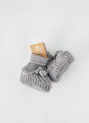 Chaussons/Pantoufles gris BABY'S ONLY pour enfant seconde vue
