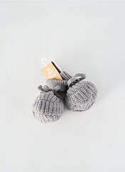Chaussons/Pantoufles gris BABY'S ONLY pour enfant seconde vue