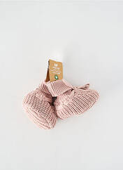 Chaussons/Pantoufles rose BABY'S ONLY pour enfant seconde vue