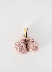 Chaussons/Pantoufles rose BABY'S ONLY pour enfant seconde vue