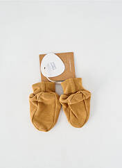 Chaussons/Pantoufles marron BABY'S ONLY pour garçon seconde vue