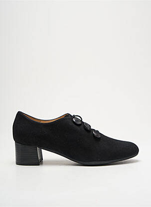 Mocassins nubuck talon de 4 à 6cm noir BRENDA ZARO femme