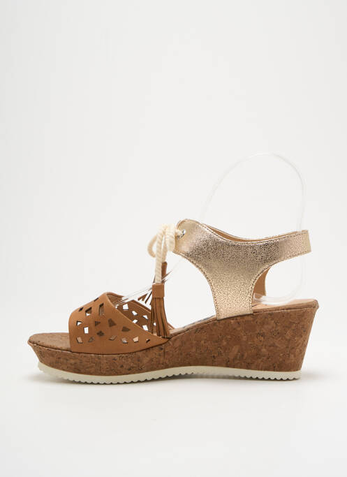 Sandales/Nu pieds marron MADISON pour femme