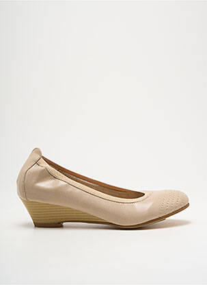 Escarpins beige SARAH ZANKA pour femme