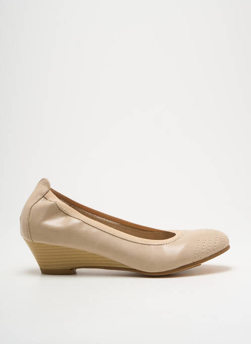 Escarpins beige SARAH ZANKA pour femme