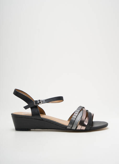 Sandales/Nu pieds noir INITIALE PARIS pour femme