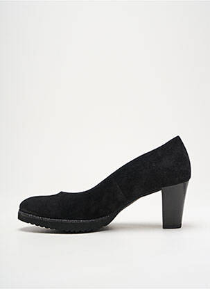 Escarpins nubuck talon de 7 à 9cm noir GABOR femme