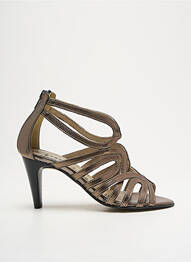 Sandales/nu pieds talon aiguille talon de 4 à 6cm marron J.METAYER femme