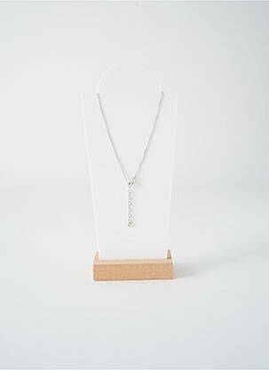 Collier matériaux argent argent TATA GISELE femme