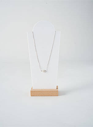 Collier ornement pierre argent TATA GISELE femme