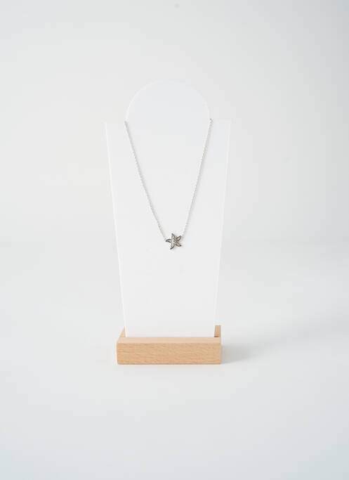 Collier matériaux argent argent TATA GISELE femme
