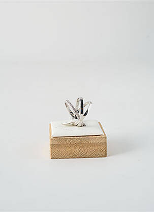 Bague ornement oxyde de zirconium argent TATA GISELE femme
