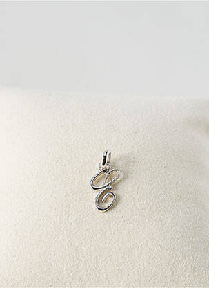 Pendentif fermeture fermoir mousqueton argent TATA GISELE femme