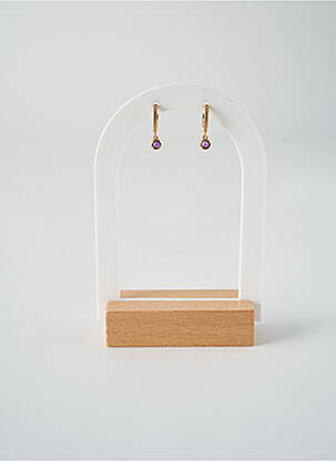 Boucles d’oreilles ornement pierre or TATA GISELE femme
