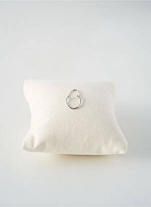 Boucle d'oreille mono matériaux argent argent TATA GISELE femme