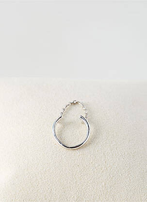 Boucle d'oreille mono matériaux argent argent TATA GISELE femme