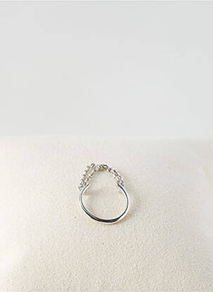 Boucle d'oreille mono matériaux argent argent TATA GISELE femme
