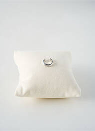 Boucle d'oreille mono matériaux argent argent TATA GISELE femme