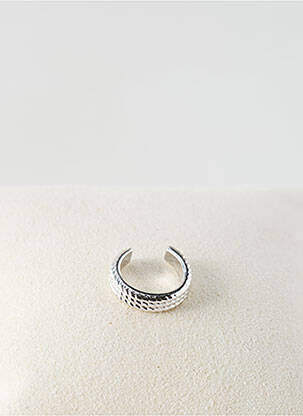 Boucle d'oreille mono matériaux argent argent TATA GISELE femme