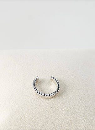 Boucle d'oreille mono matériaux argent argent TATA GISELE femme
