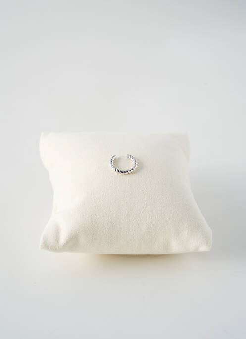 Boucle d'oreille mono matériaux argent argent TATA GISELE femme