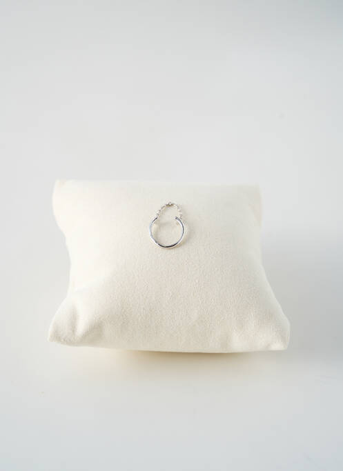 Boucle d'oreille mono matériaux argent argent TATA GISELE femme