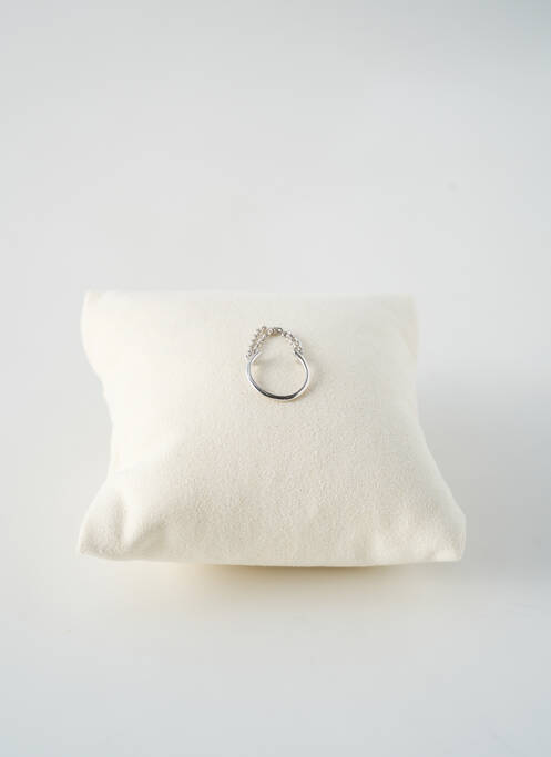 Boucle d'oreille mono matériaux argent argent TATA GISELE femme