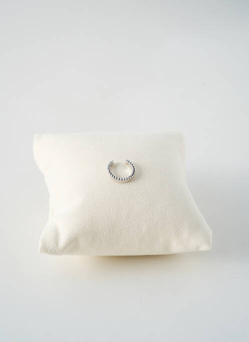Boucle d'oreille mono matériaux argent argent TATA GISELE femme