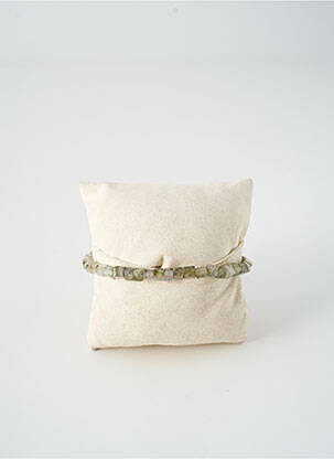 Bracelet ornement pierre gris TATA GISELE homme