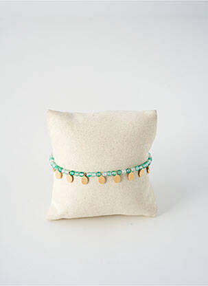 Bracelet ornement pierre vert TATA GISELE femme
