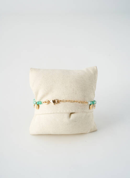 Bracelet ornement pierre vert TATA GISELE femme