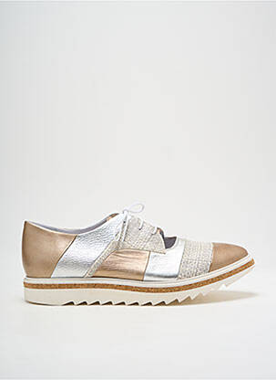 Derbies bout pointu talon de 4 à 6cm argent REGARD femme
