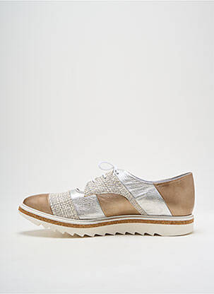 Derbies bout pointu talon de 4 à 6cm argent REGARD femme