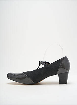 Escarpins fermeture boucle(s) talon de 4 à 6cm gris HASLEY femme