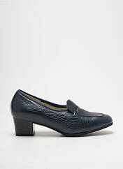 Mocassins bleu ALEXANDRIA pour femme seconde vue