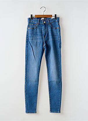Jeans skinny stretch taille ajustable bleu TIFFOSI fille